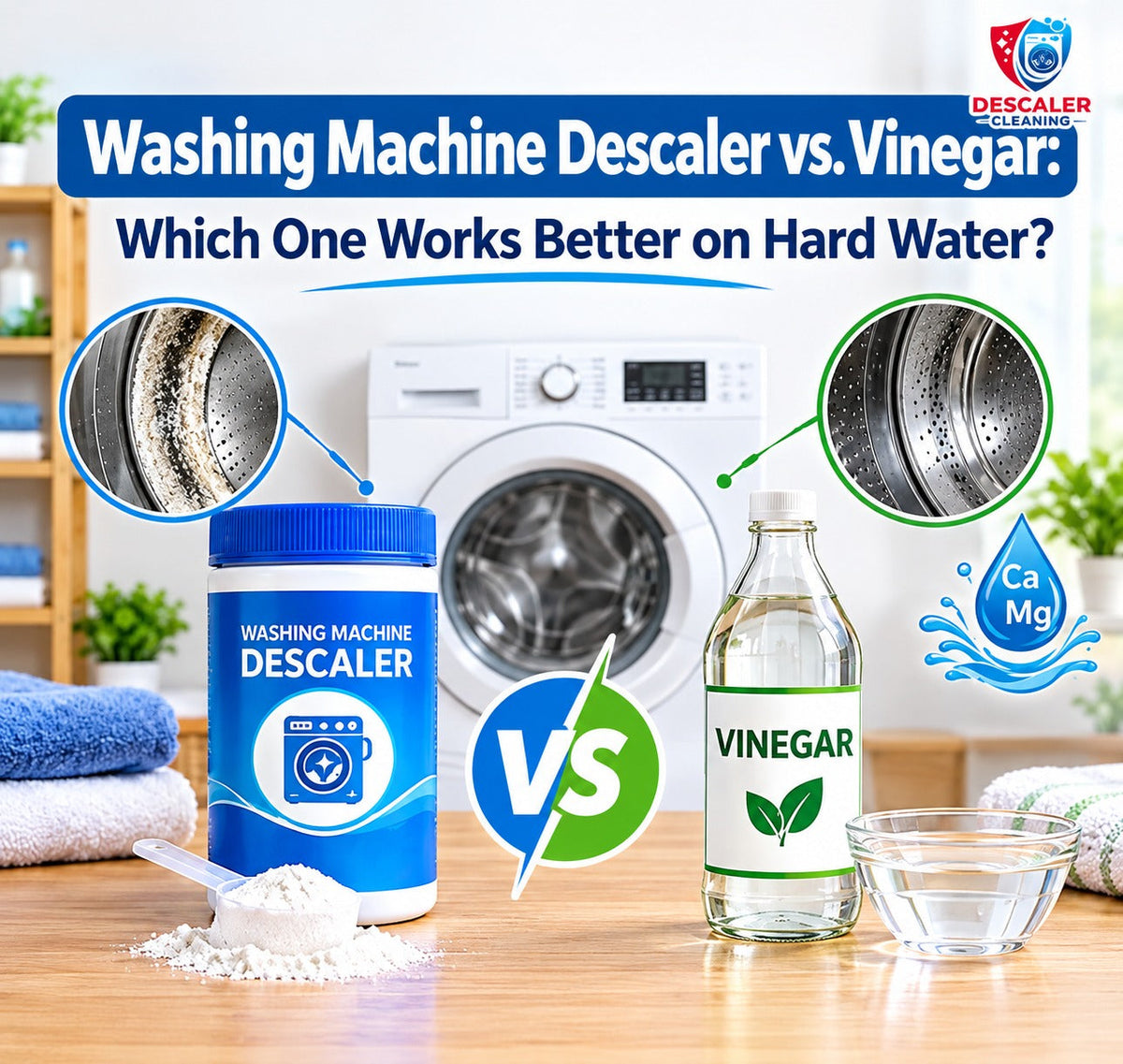 Washing Machine Descaler vs. Vinegar: Which One Works Better on Hard Water?