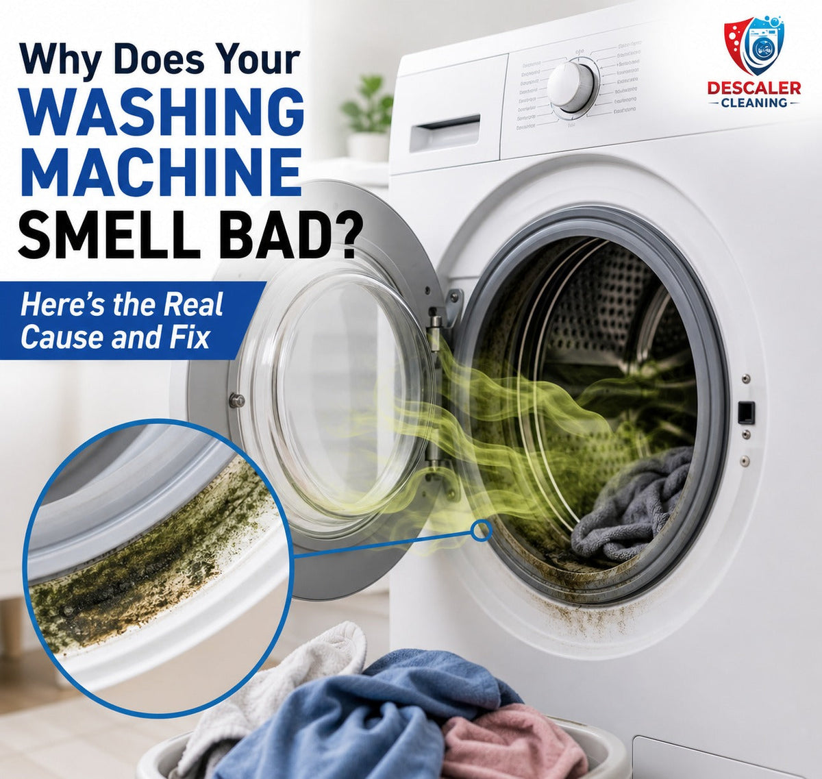 Why Does Your Washing Machine Smell Bad? Here's the Real Cause and Fix